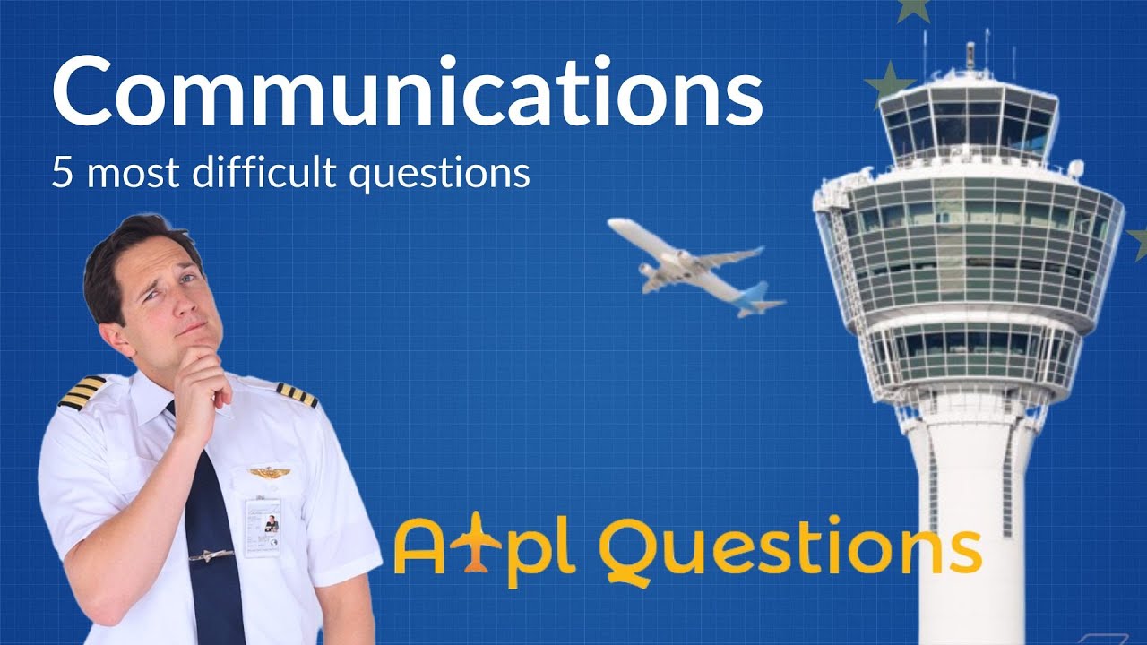 5 САМЫХ СЛОЖНЫХ вопросов по коммуникациям из базы данных вопросов EASA ATPL! Капитан Джо и Фаби
