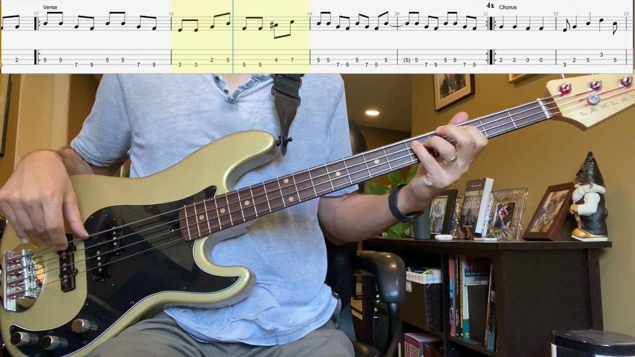 Burning Love by Elvis Isolated Bass Cover with Tab