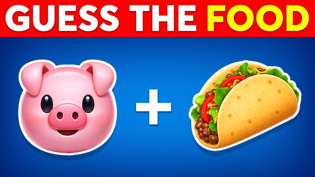 Guess the Food by Emoji 🍕🍟 Food and Drink Quiz Challenge 2026