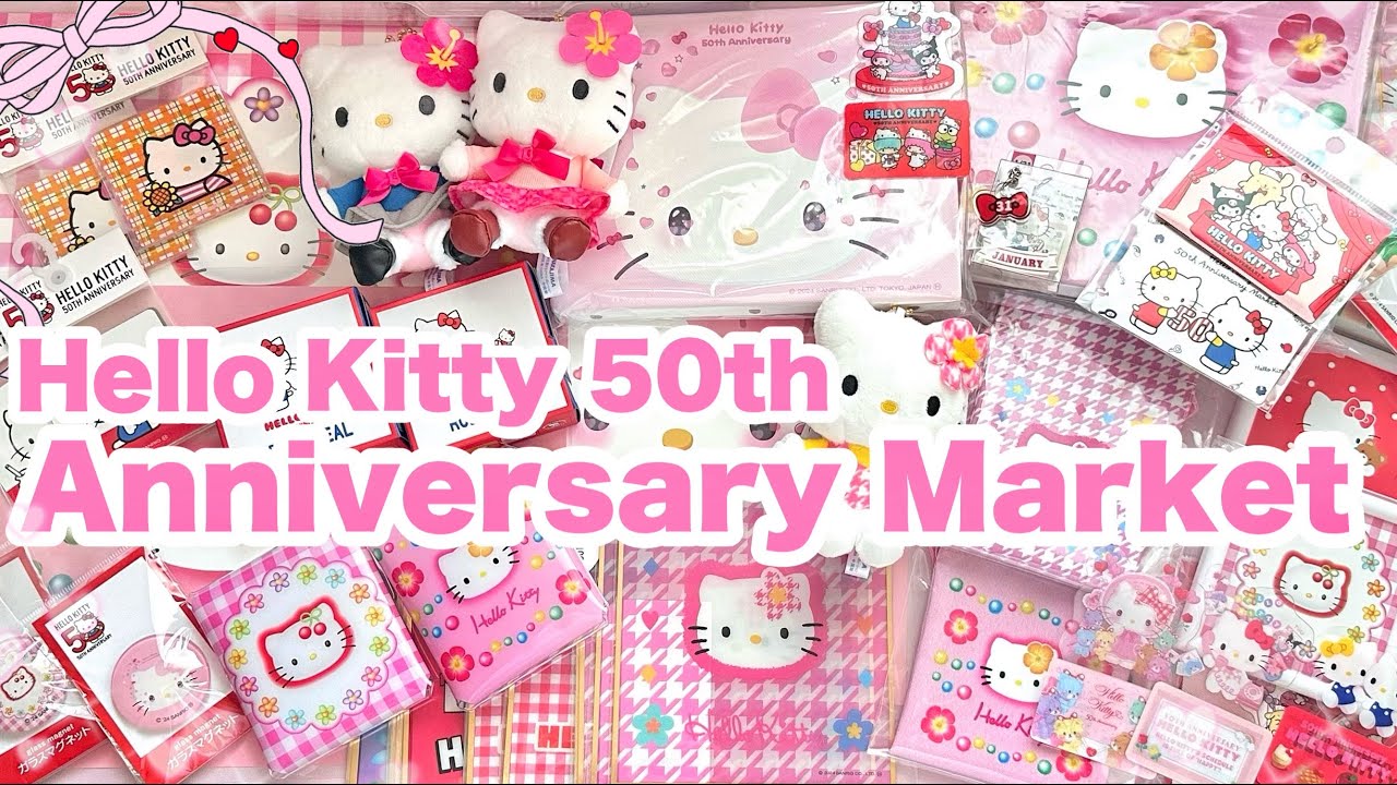 Hello Kitty 50th Anniversary Marketに行ってきました💓大量購入品紹介🛍