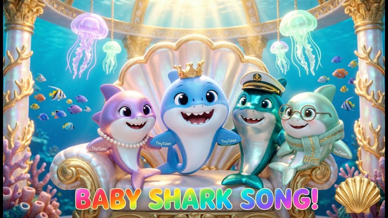 Baby Shark Song 🦈 | TinyTales Original Kids Dance Party #BabySharkSong #TinyTales #KidsSongs