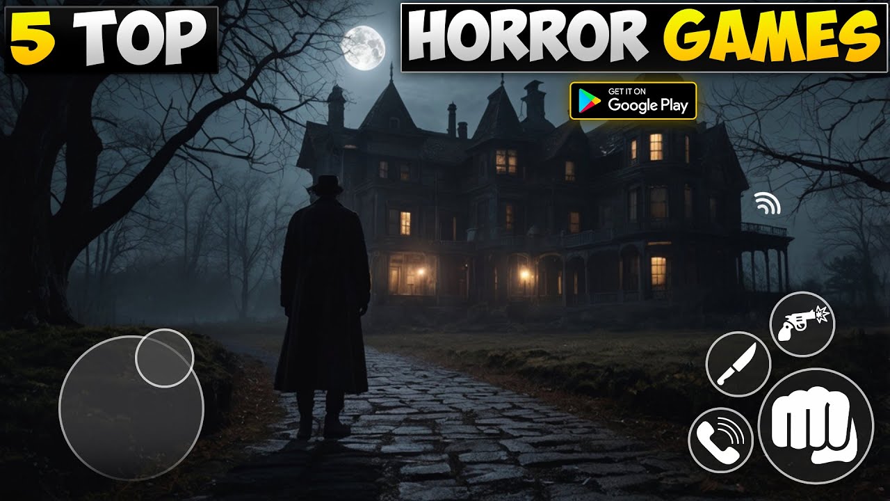 5 Best High Graphics Horror Games For Android And Ios | Top 5 Horror Games For Mobile 