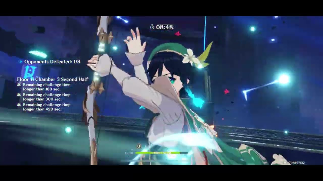 2.7 Yelan Abyss Floor 11 Clear First Try on Mobile #genshinmobile  #genshinimpact