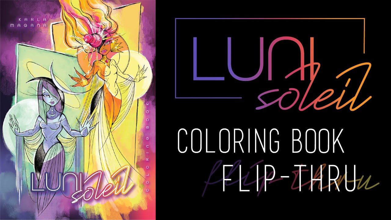 Lunisoleil Coloring Book | Flip Thru