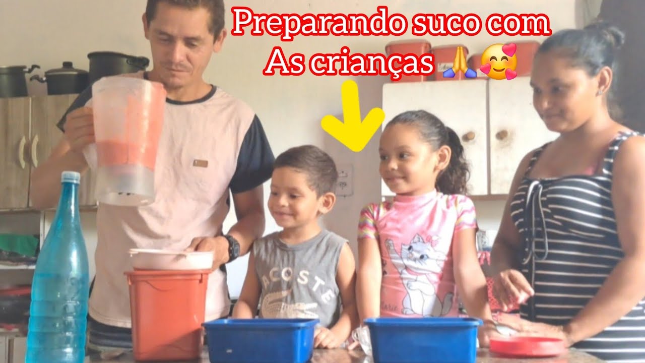 PREPARANDO SUCO DE ACEROLA, JUNTO COM AS CRIANÇAS. Acompanhe essvídeo até o final 🙌🙏🥰