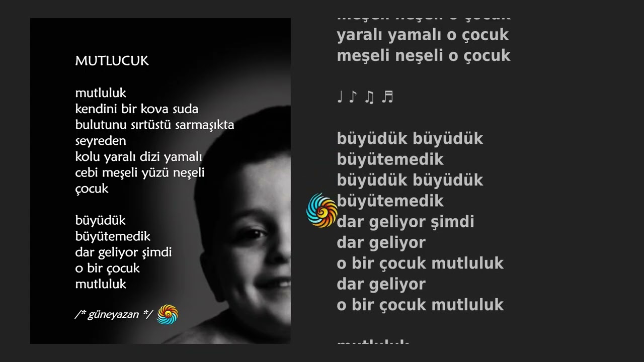 MUTLUCUK (v1) ...şiirimli şarkılar...