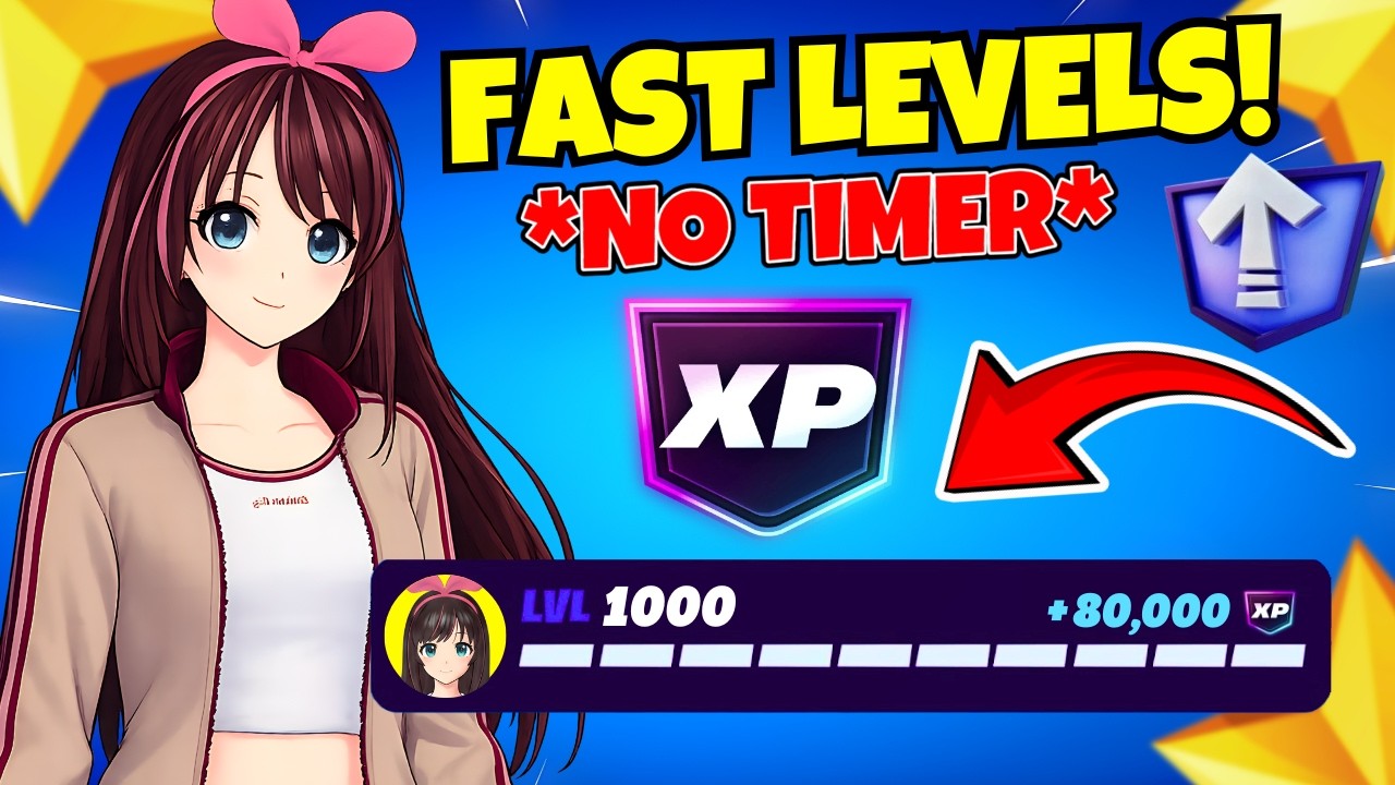 New FAST AFK Fortnite XP MAP to Help LEVEL UP FAST in Chapter 7 Season 1!
