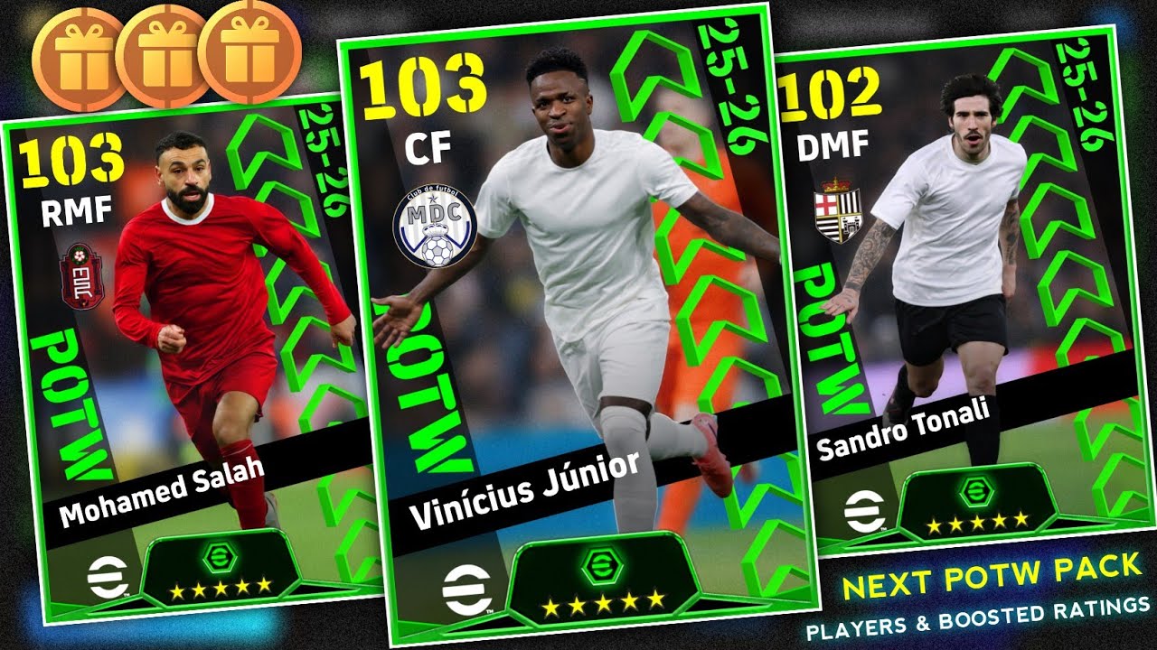 В четверг, 19 февраля 2026 года, в eFootball 2026 появится новый игрок недели (Potw Worldwide) ||...
