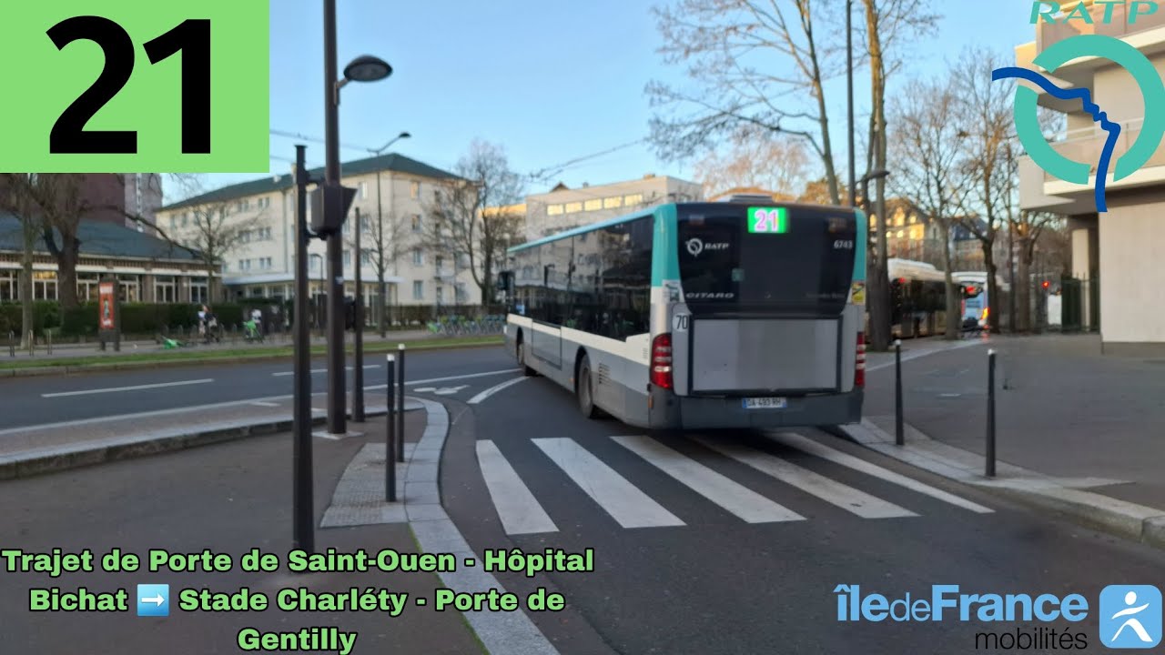 🚍BUS 21 (RATP) : Trajet à bord d'un Citaro Facelift N⁰6743 (Toute la ligne en Trajet Complet)