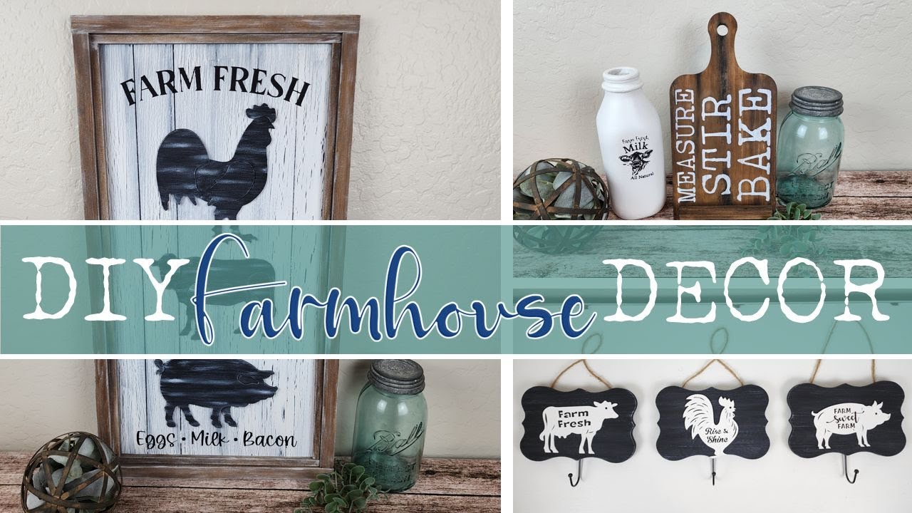 DIY Farmhouse Decor | HIGH END FARMHOUSE DIY'S | DOLLAR TREE, WALMART, AMAZON & THRIFT FLIP DIY'S