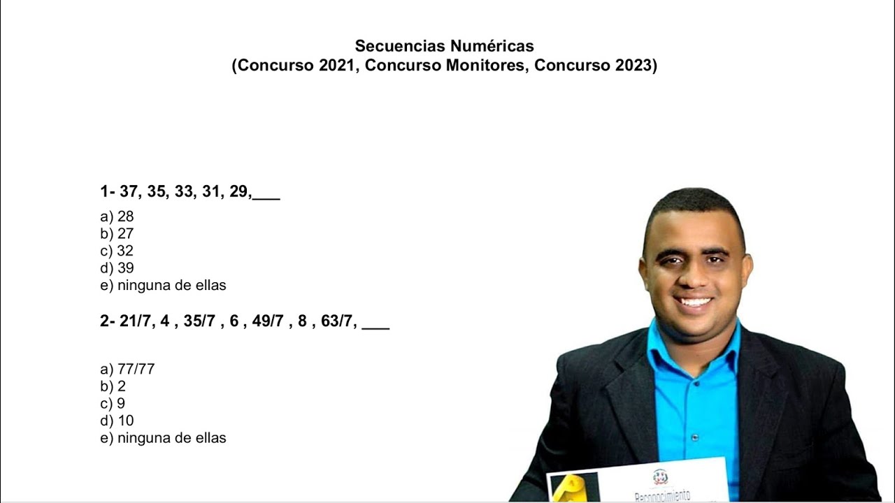 Secuencias numéricas en pruebas cognitivas | Trucos