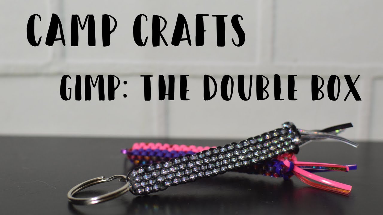 GIMP Boondoggle Starting The Double Box Brick Stitch Keychain Lanyard Tutorial