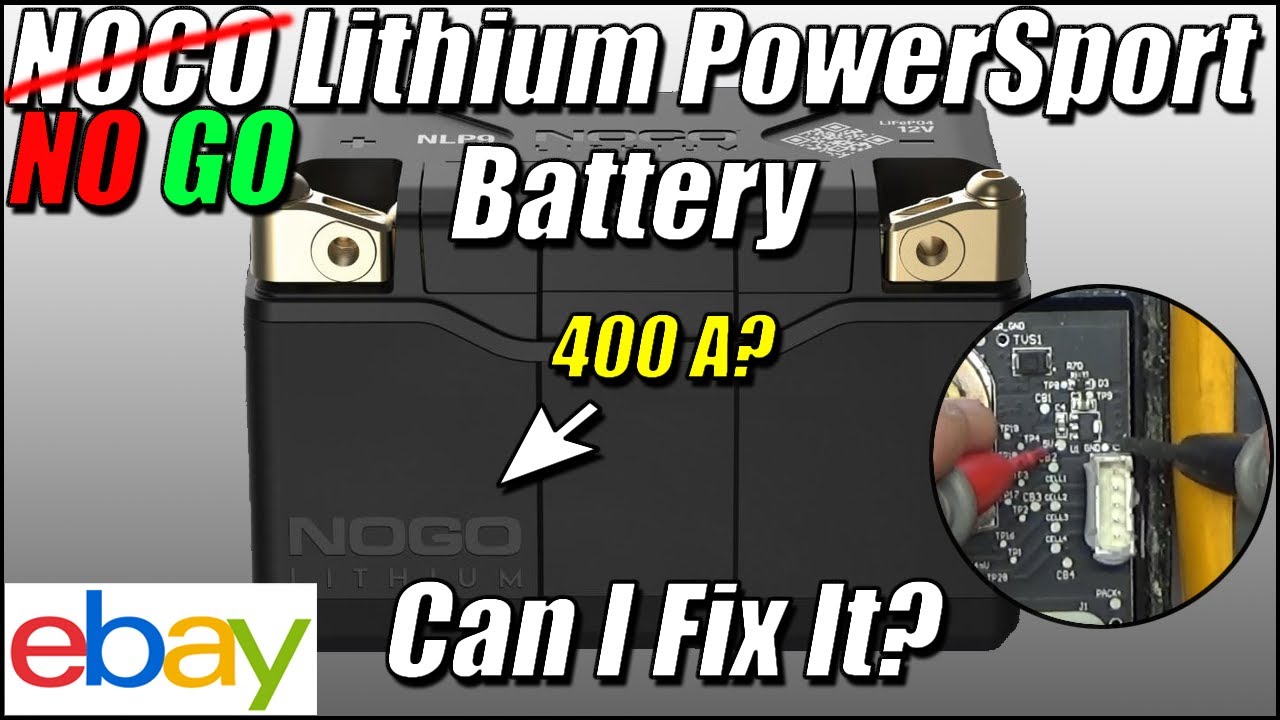 Dead NOCO Powersport Lithium Motorycycle Battery | Can I Fix It?
