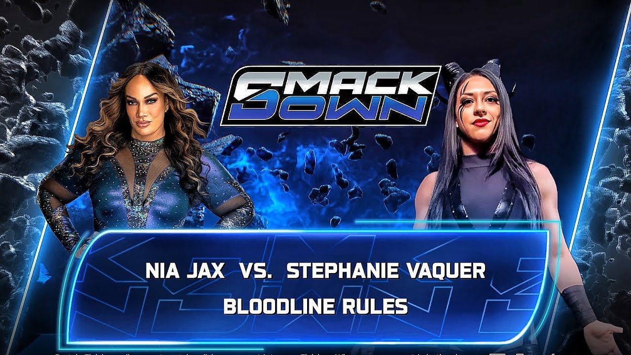 Nia Jax Vs Stephanie Vaquer - Bloodline Rules Match At WWE Smackdown