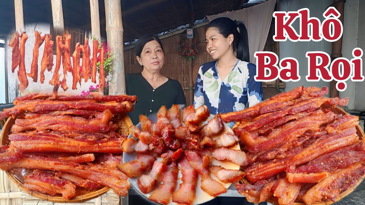 Làm Khô Ba Rọi sả ớt chuẩn bị tết đang tới gần