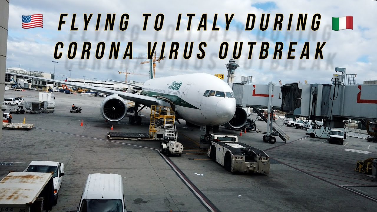 FLYING TO ITALY DURING THE CORONA VIRUS OUTBREAK - EPISODE 1 #COVID-19 #IoRestoACasa