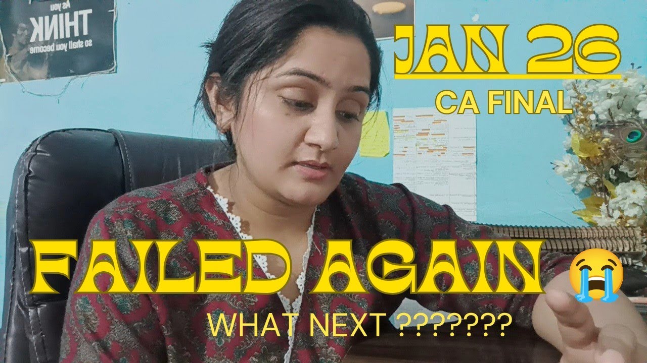 I Failed in CA EXAMS JAN 2026 | CA FINAL RESULTS | #castudents #castudentlife #result #caresults