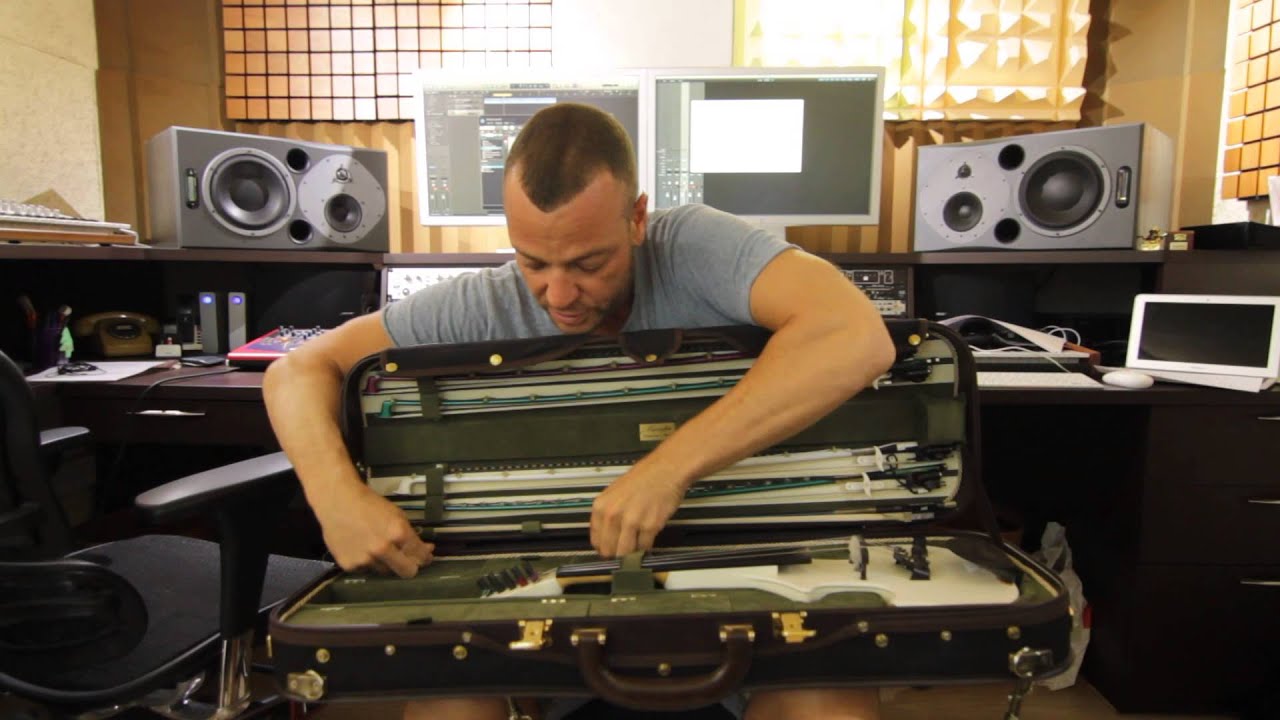 Musafia electric violin case - by Micah Sherman