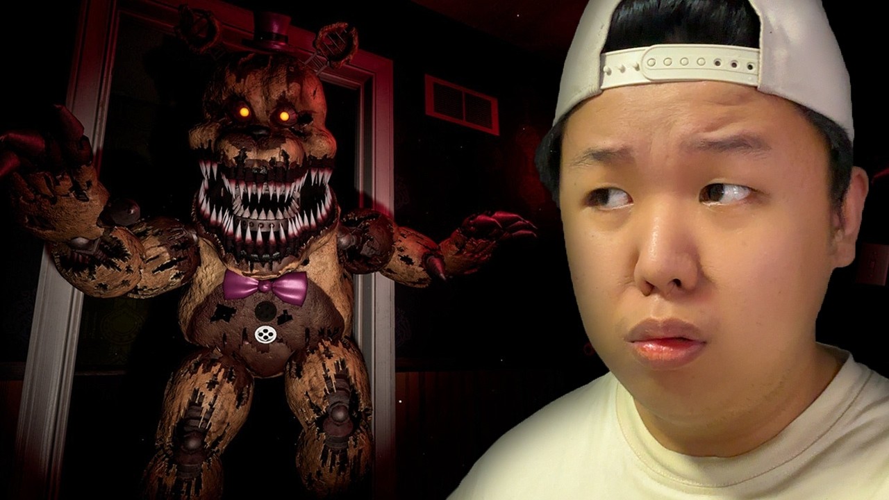 AKU MEMBERANIKAN DIRI UNTUK MENCOBA GAME HORROR FIVE NIGHTS AT FREDDY'S