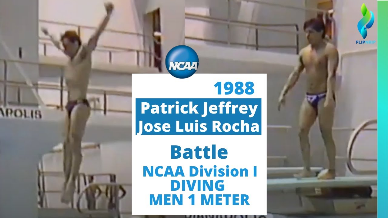 1988 Jose Rocha & Patrick Jeffrey Battle - NCAA Mens 1 Meter Diving