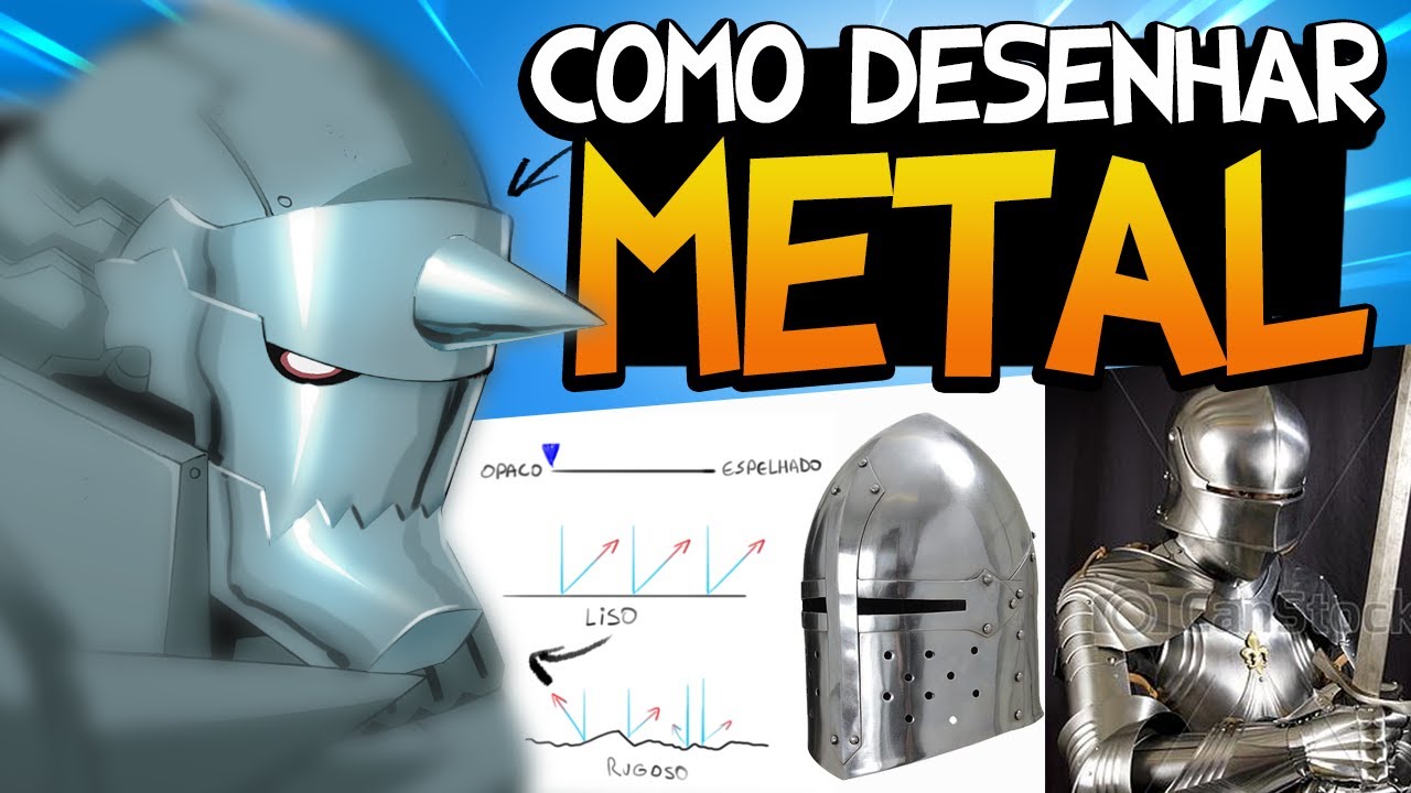 COMO DESENHAR METAL