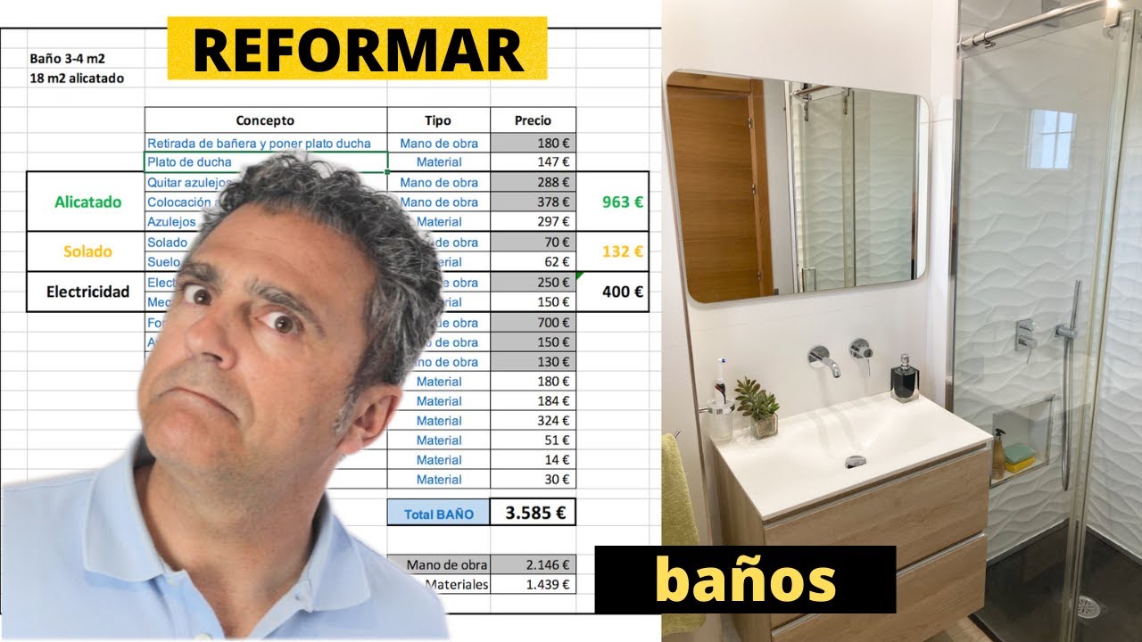 🚽 REFORMAR el baño …Barato? 🛁 Qué cambio?...💰PRECIOS 💰