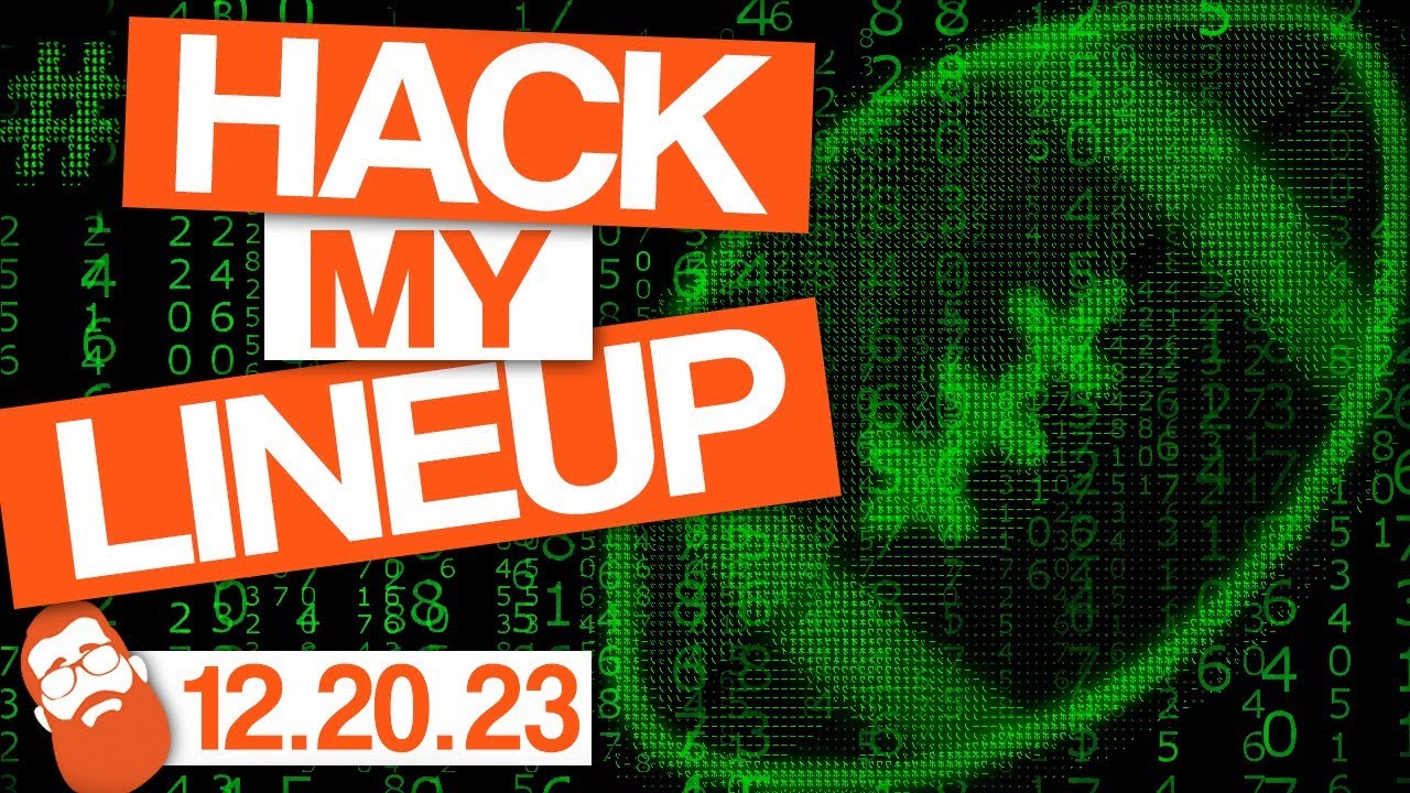 Fantasy Football Week 16 #HackMyLineup (2023)