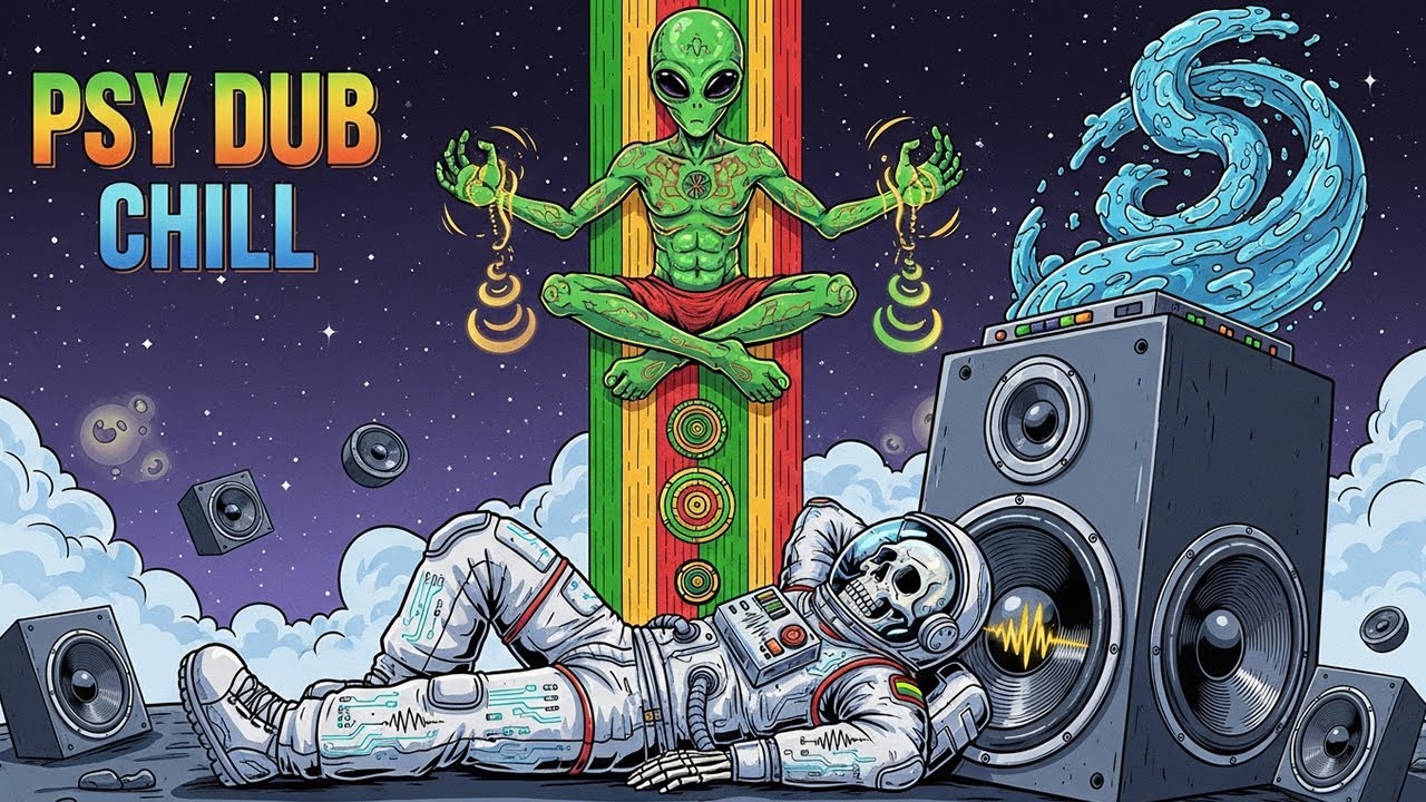 Psychedelic Dub - Alien & Astronaut Trippy Space Flow Psychill Dub Mix