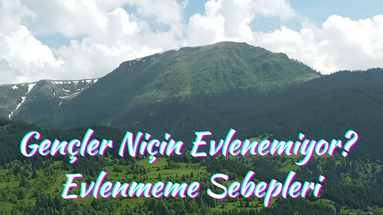 Gençler Niçin Evlenemiyor, Evlenmeme Sebepleri