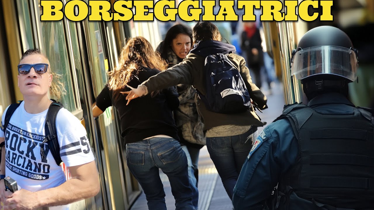 Esercito di Borseggiatrici in metro per Natale