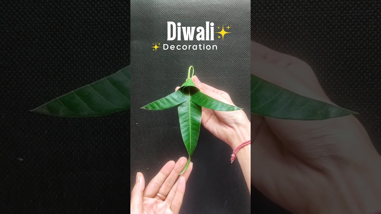 Diwali decoration ideas for home 🌿  / Diwali decoration 2025 / Toran making #diy #diwali #decoration