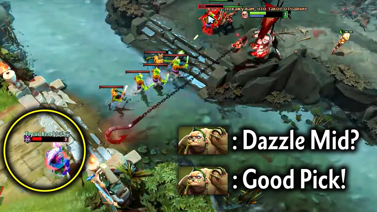 Dazzle Mid in immortal ranked? Good Pick!! | Genius Pudge