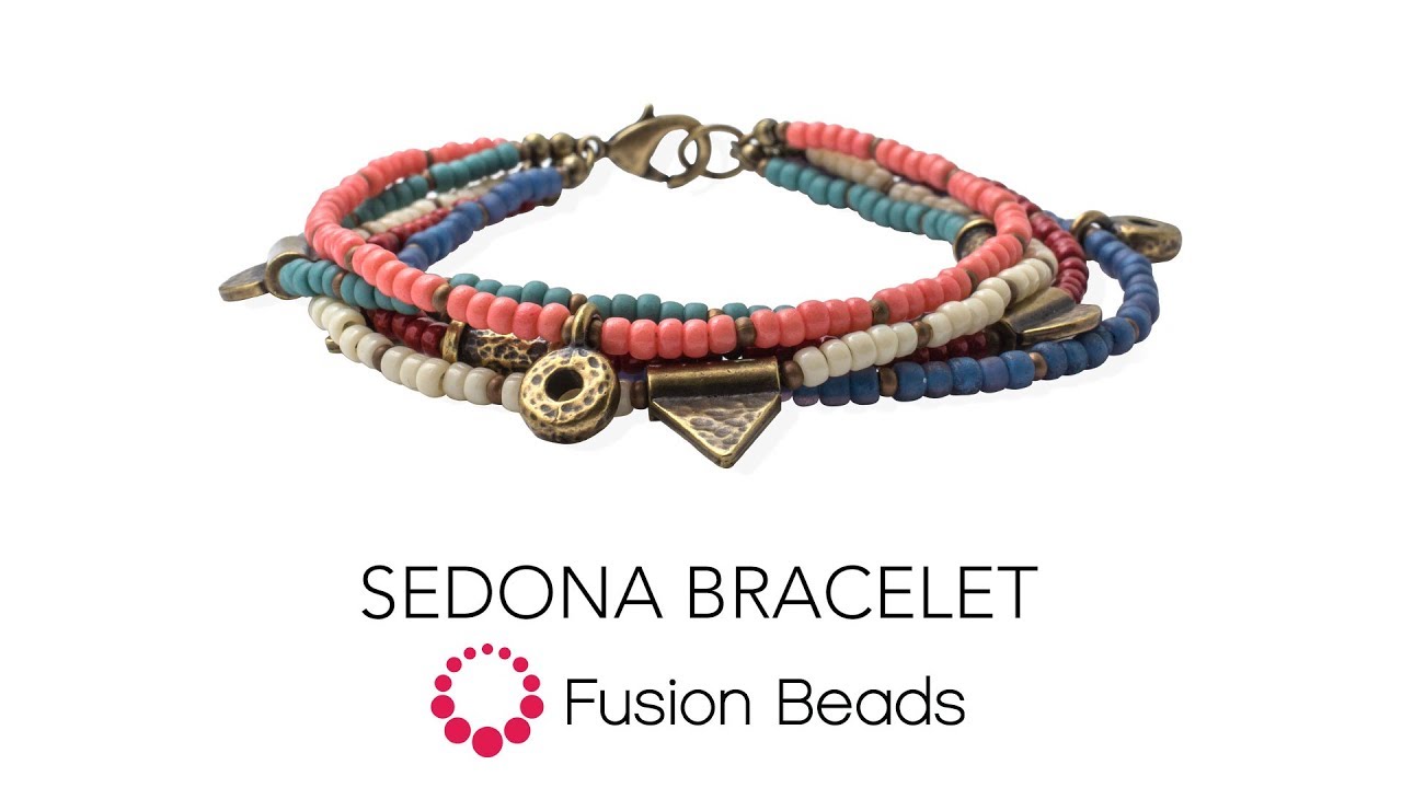 Make the Sedona Bracelet step-by-step instructions | Fusion Beads