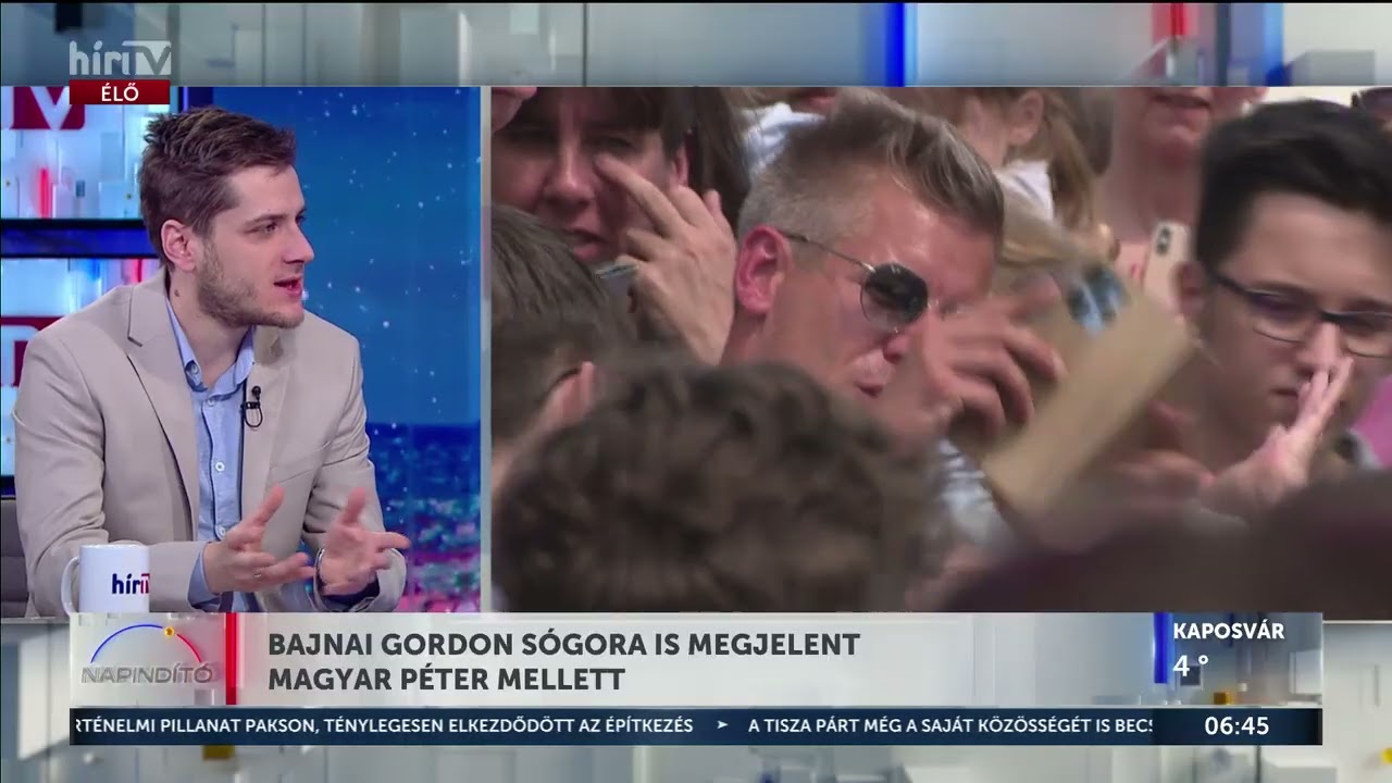 Bajnai Gordon s&oacute;gora is megjelent Magyar P&eacute;ter mellett - H&iacute;rTV