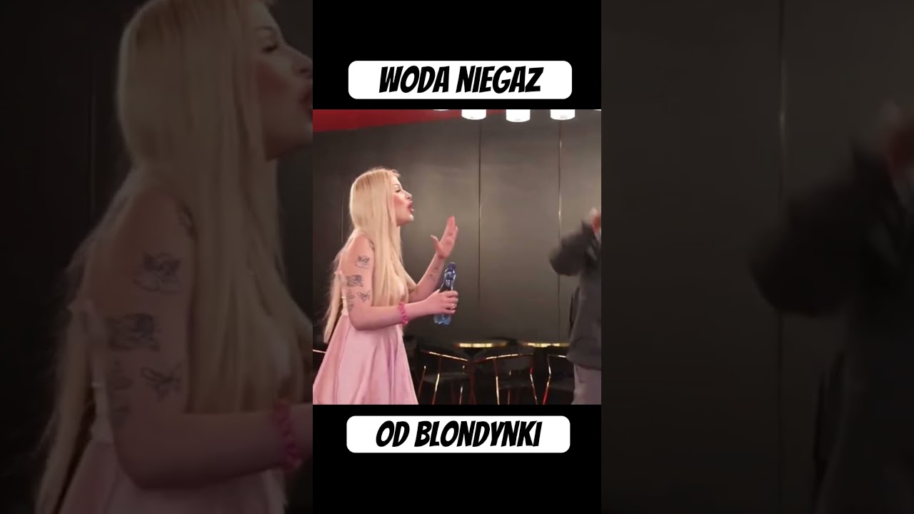 Woda niegaz zamiast mocny gaz od blondynki dla IShowSpeed #niegaz #woda #ishowspeed #polska