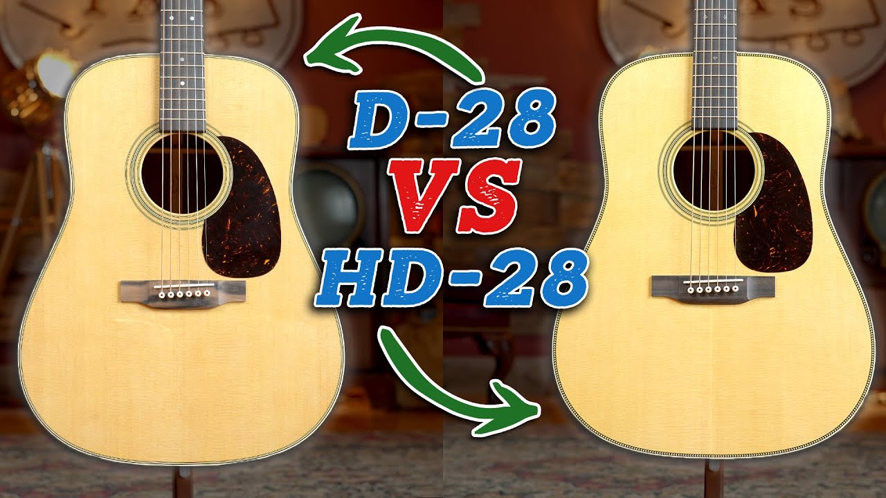 Martin D-28 vs. HD-28: Worth the Extra Investment? (2024 Models)