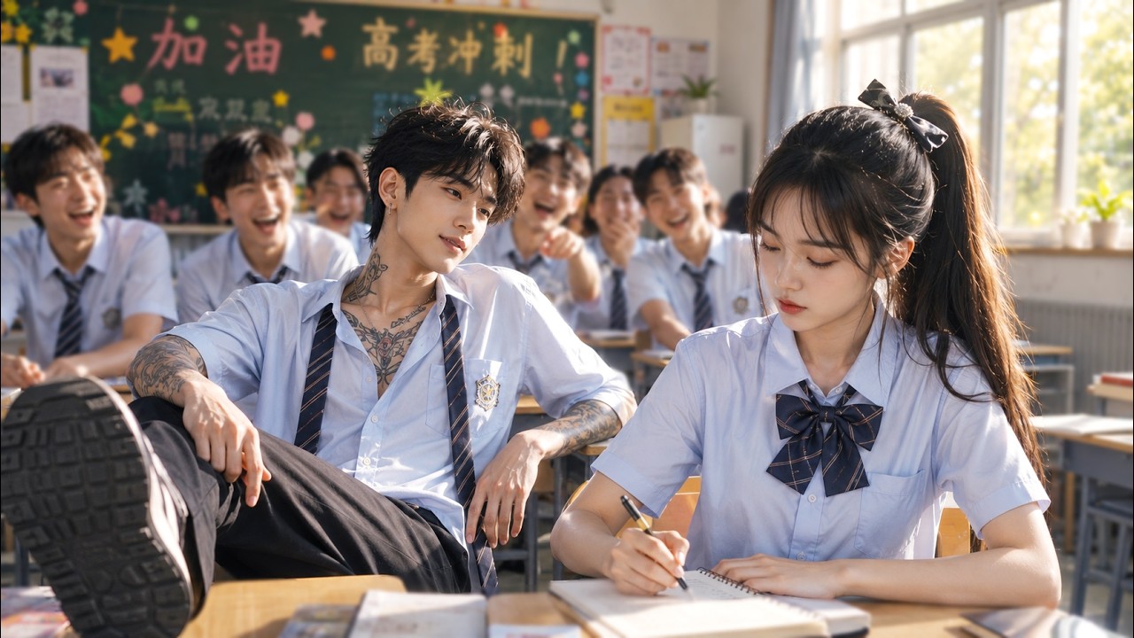 School bully ignores all girls, but falls in love at first sight with cold transfer student