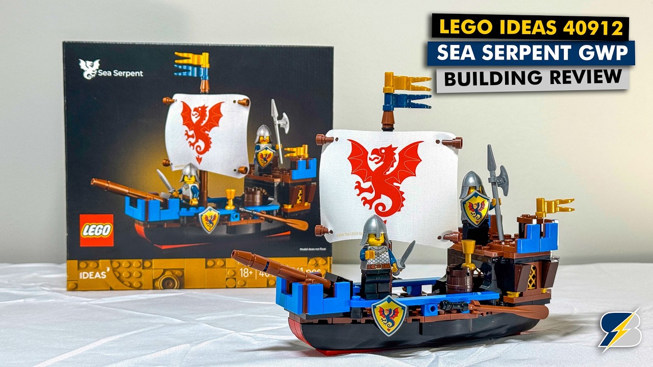 LEGO 40912 Sea Serpent Gift with Purchase - Detailed Building Review
