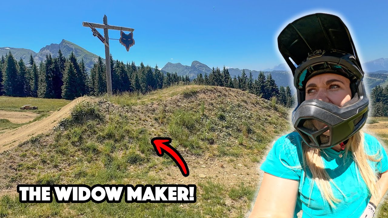 ATTEMPTING THE WIDOW MAKER AT MORZINE BIKEPARK!