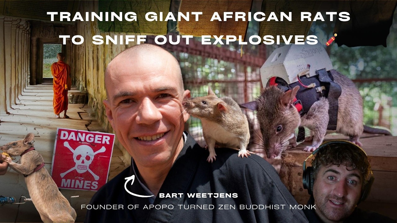 He Taught Giant Rats to Detect Unexploded Landmines, Then Became a Zen Buddhist Monk | Bart Weetjens