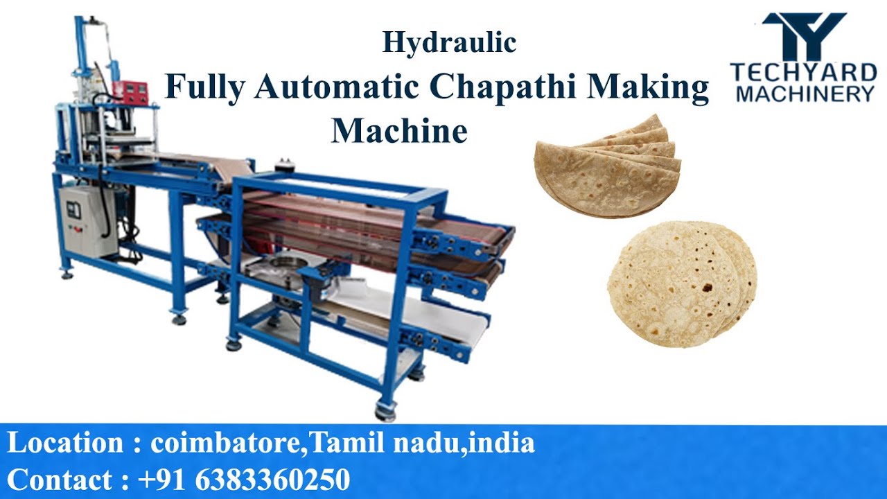 HYDRAULIC AUTOMATIC CHAPATHI MAKING MACHINE