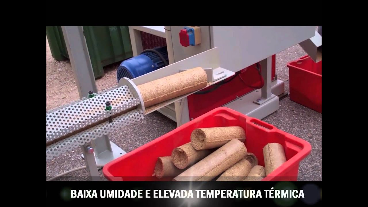Unidade Industrial Modular e Compacta Briquete Pellets