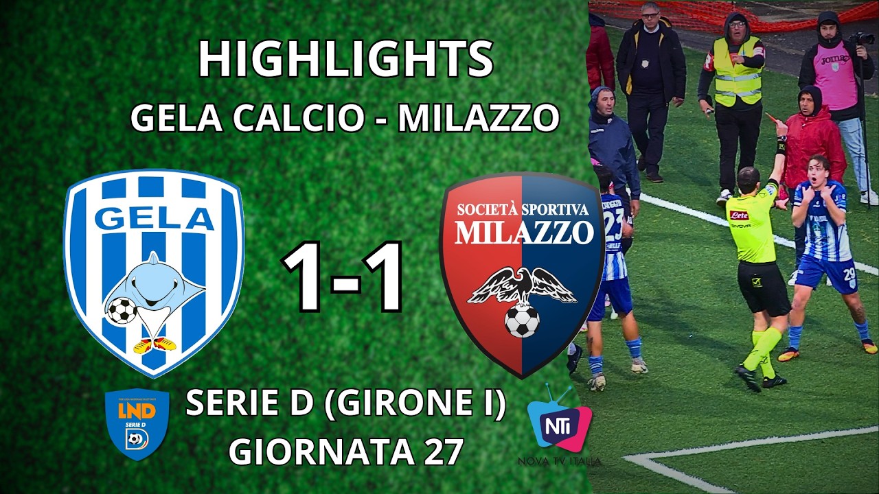 HIGHLIGHTS: GELA 1-1 MILAZZO