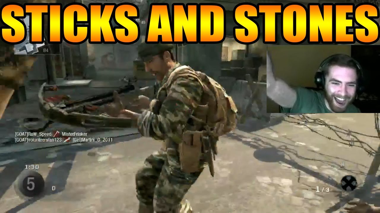 ПАЛКИ И КАМНИ! (Call of Duty: Black Ops 1, матч со ставками)