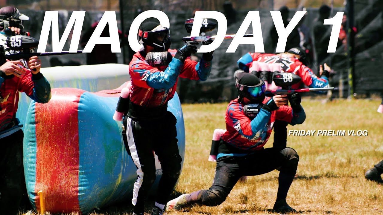 mao day 1 yurrrr | pro paintball vlog
