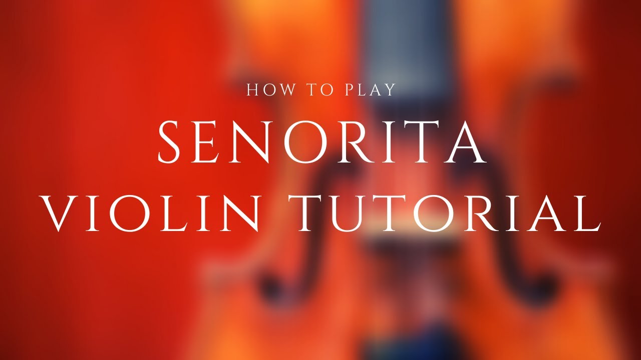 How to play Senorita on violin | Camilla Cabello | Shawn Mendes | Easy Music Tutorials