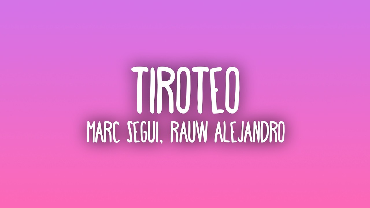Marc Segu&iacute; - Tiroteo (Remix) ft. Rauw Alejandro & Pol Granch (Sub. Espa&ntilde;ol + Lyrics)