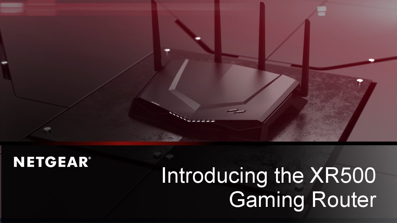 Introducing the XR500 Nighthawk Pro Gaming Router by NETGEAR