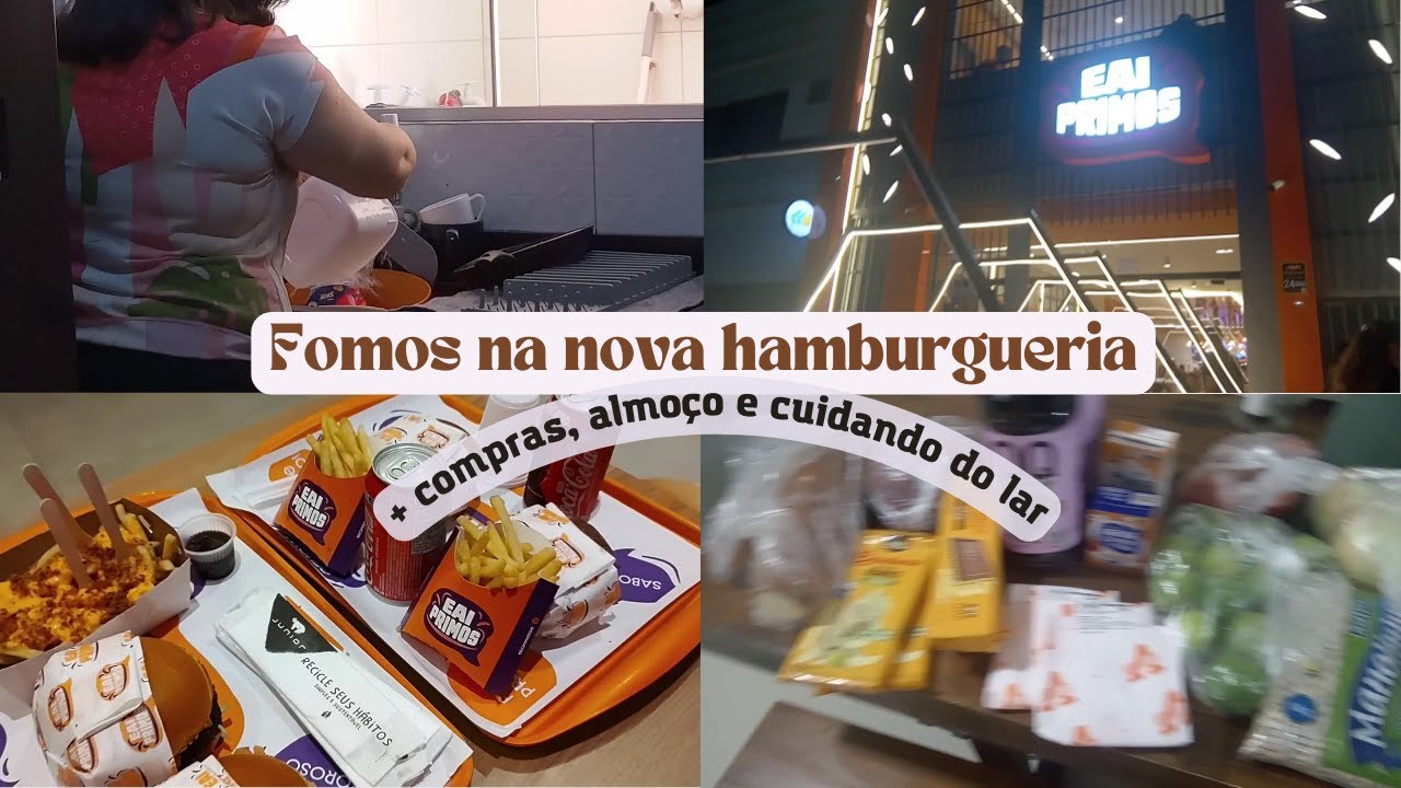 Vlog | Fomos na nova hamburgueria e açaíteria da cidade!