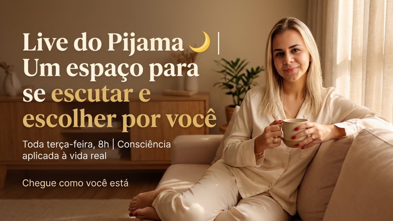 Live do Pijama 🌙 | Um espaço íntimo para se escutar e escolher por você 📱 📱